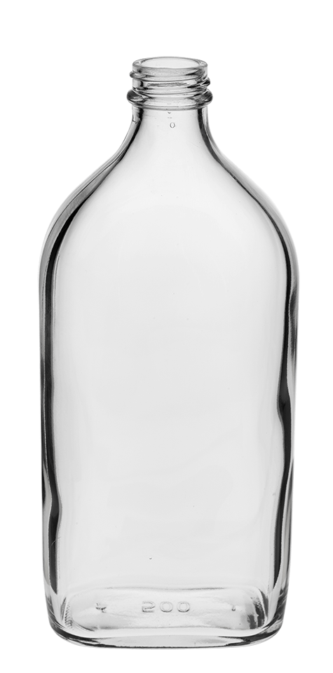 Bouteille à épaules 500ml 24/400 verre clair